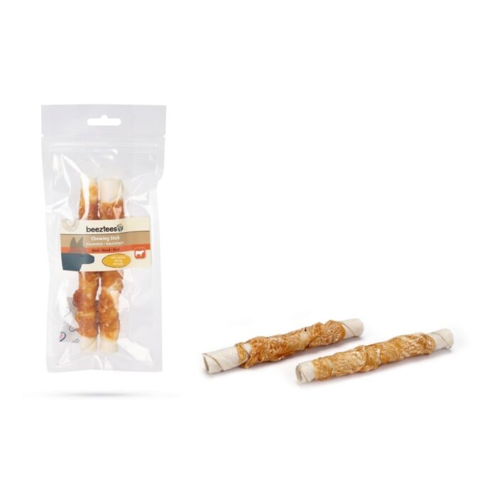 Hundekaustick Huhn 15 cm 2× – Beeztees Hundekaustick Huhn 15 cm 2× – Beeztees