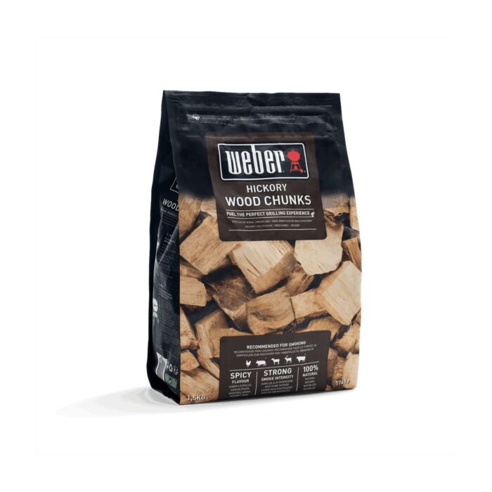 Weber Wood Chunks Hickory 1,5 kg Weber Wood Chunks Hickory 1,5 kg