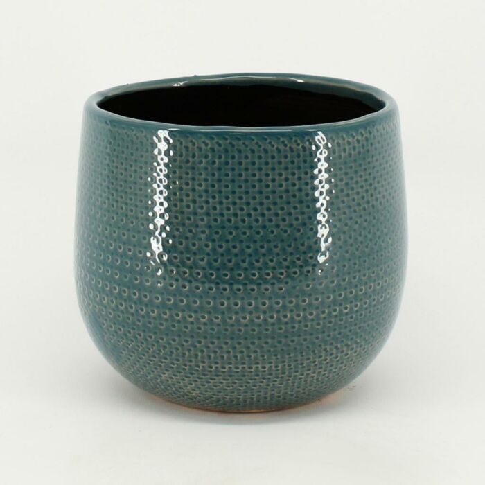 Blumentopf Gabriel Blau Ø 18 cm - MICA Blumentopf Gabriel Blau Ø 18 cm - MICA