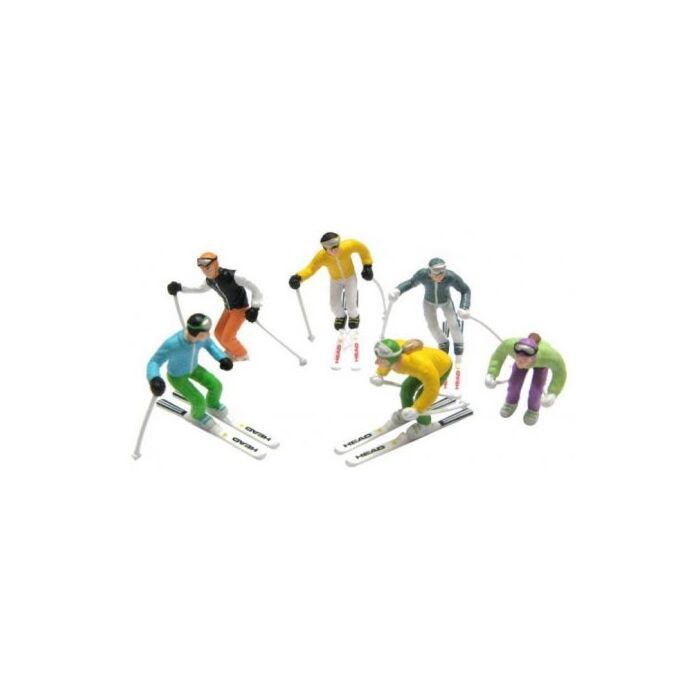 FIGUREN STEHEN SKI - 6STK. 1:32