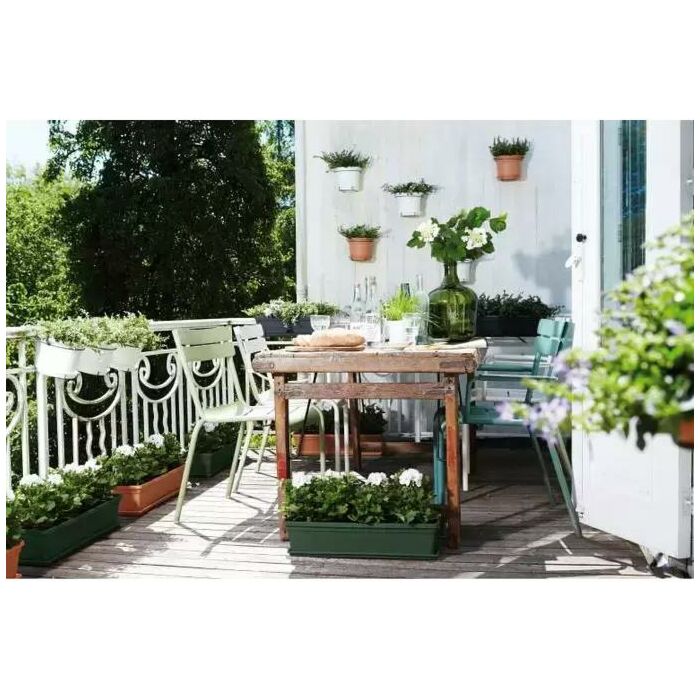 blumenkasten aus weide Neu !! Kleiner Pflanzkasten 25 cm breit mit je 2 Henkel aus Weide Blum  La  Casa