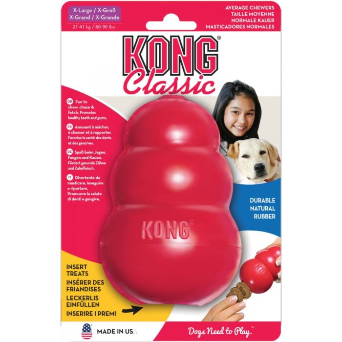 Hundespielzeug Gummi Kong XL/L rot Hundespielzeug Gummi Kong XL/L rot