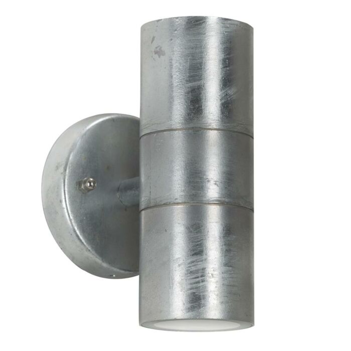 Gartenbeleuchtung Wandfleck Aufwärts galvanisiert grau Gartenbeleuchtung Wandfleck Aufwärts galvanisiert grau