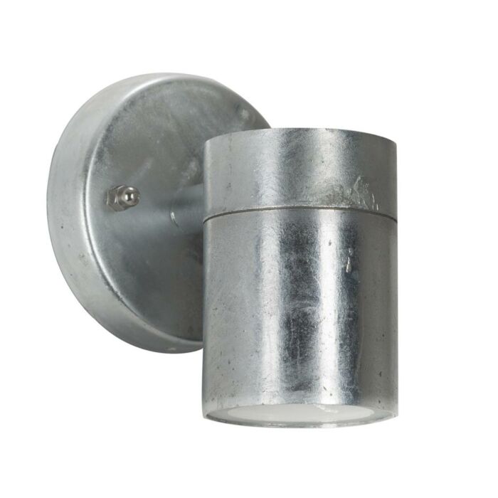 Gartenbeleuchtung Wand-Spot-Down-Heller-Galvanized grau Gartenbeleuchtung Wand-Spot-Down-Heller-Galvanized grau