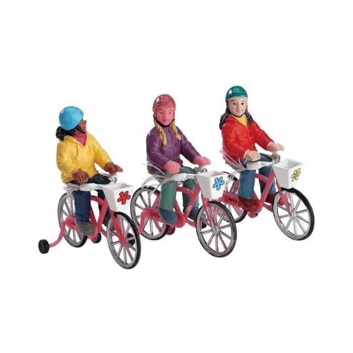 Lemax Bike Ride, Set mit 3 Lemax Bike Ride, Set mit 3