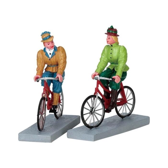 Lemax Bloomers and Bicycles, Set mit 2