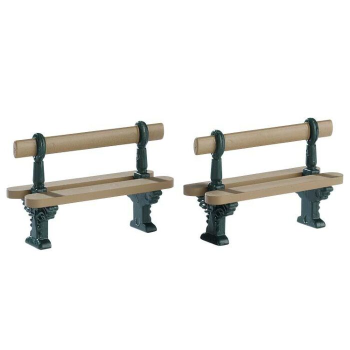 Lemax Double Seated Bench, Set mit 2 Lemax Double Seated Bench, Set mit 2