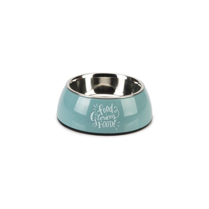 Beeztees Eetbak glorious plasic blauw d14cm