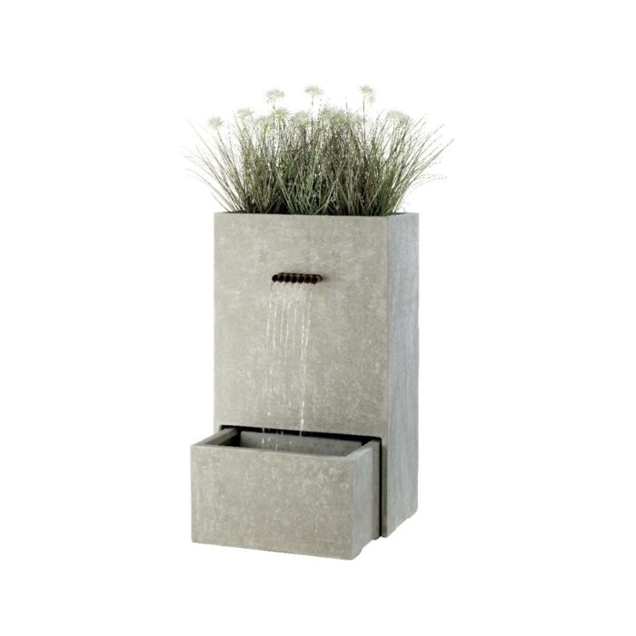 Springbrunnen Pflanzgefäß quadratisch gross