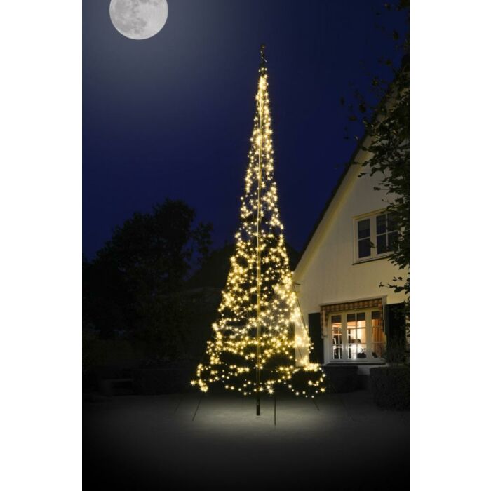 Fairybell vlaggenmast kerstboom 900 LED warmwit 6 m Fairybell vlaggenmast kerstboom 900 LED warmwit 6 m