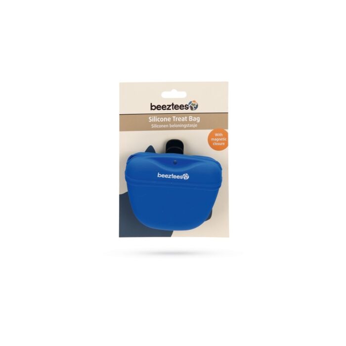 Siliconen Belohnungstasche blau L 13 cm