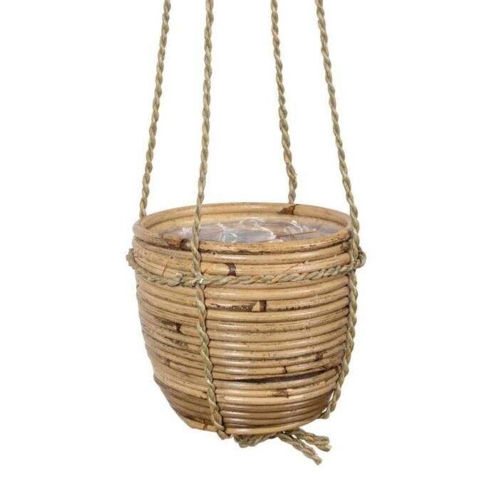 Hängender Topf Streifen grau Ø 13 cm Hängender Topf Streifen grau Ø 13 cm