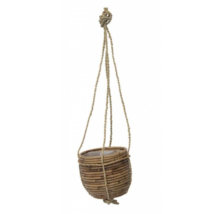 Hängender Topf Streifen grau Ø 15 cm Hängender Topf Streifen grau Ø 15 cm