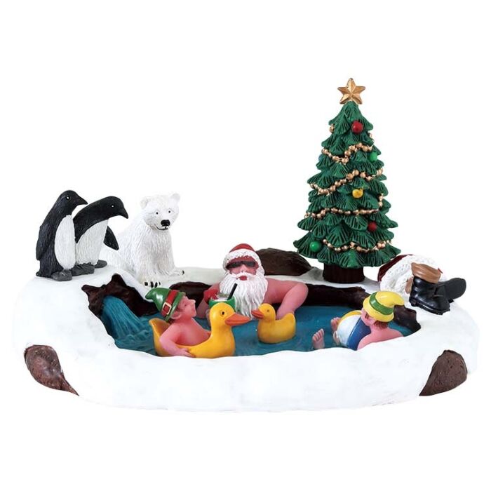 LEMAX NORTH POLE HOT SPRINGS