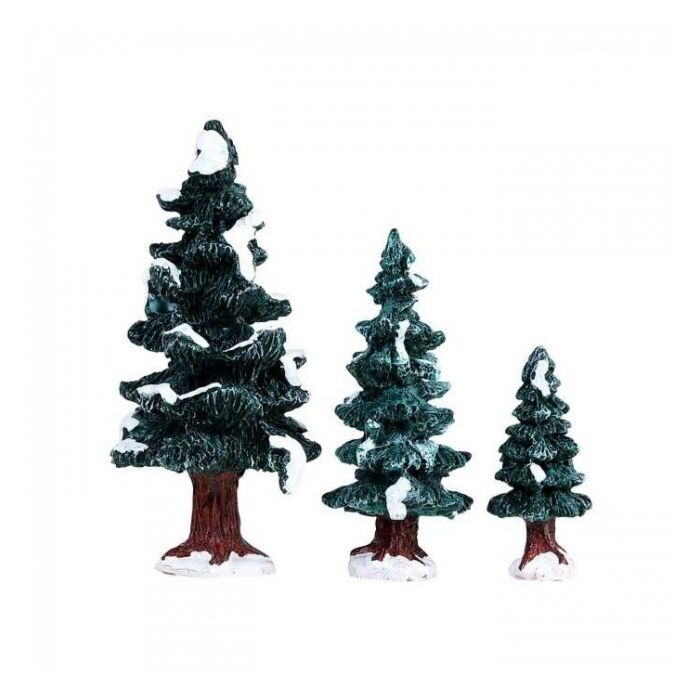 Lemax Christmas Evergreen Tree, Set mit 3 Lemax Christmas Evergreen Tree, Set mit 3