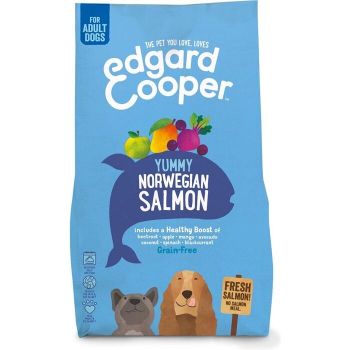 Hund ADULT Frische norwegische Lachs rote Rübe, Apfel, Mango &amp; Brombeere 2,5kg