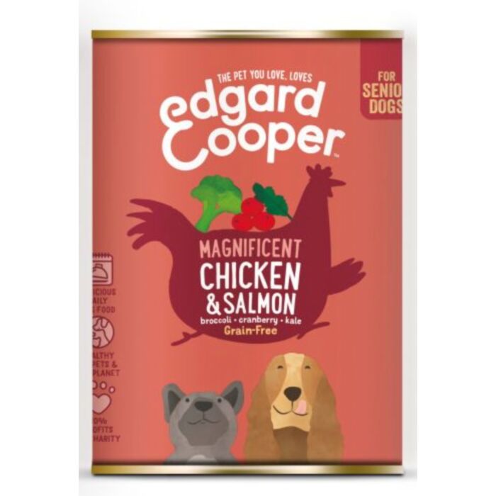 Edgard & Cooper Blick Chicken Salmon Senior - Huhn Lachs Brokkoli Edgard & Cooper Blick Chicken Salmon Senior - Huhn Lachs Brokkoli