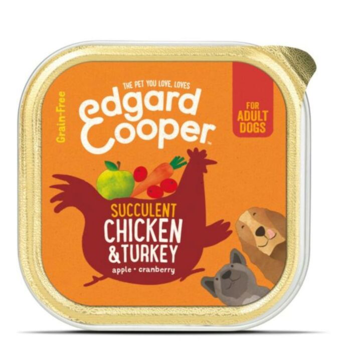 Edgard & Cooper Wanne Chicken Turkey Adult - Huhn Türkei Apfel