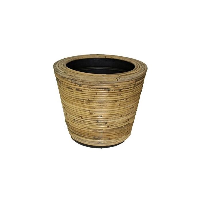 Drypot rund gestreift grau Ø32 cm