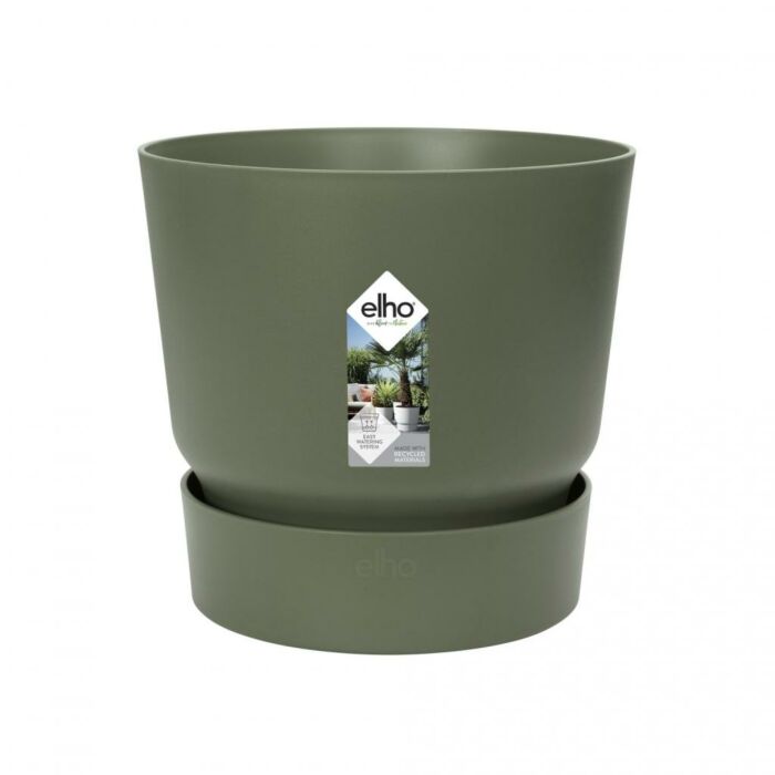 Elho Blumentopf Greenville Rund 47cm Laubgrün