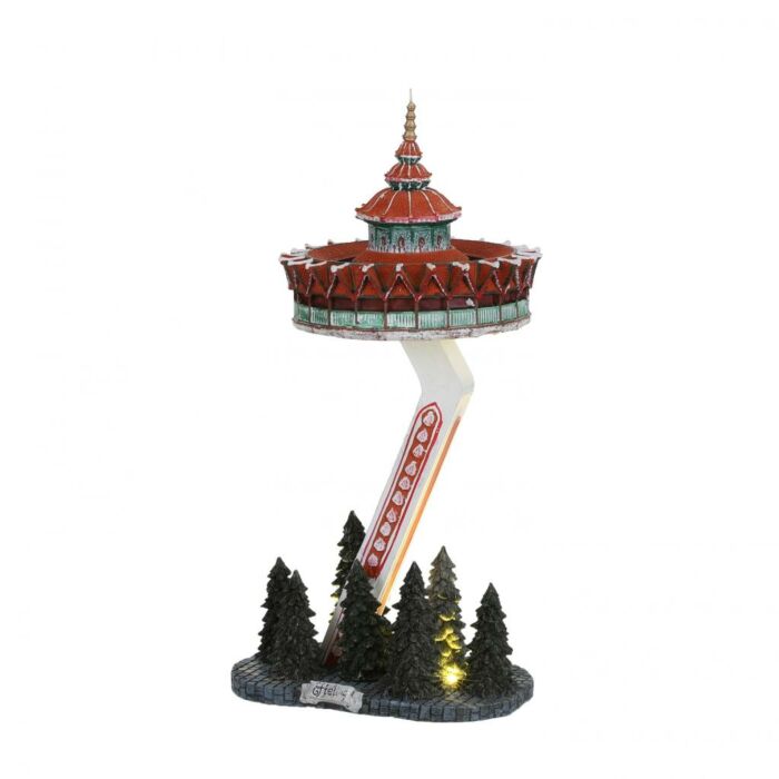 Pagode werkt op batterijen - l16xb12,5xh29,5cm - Luville Pagode werkt op batterijen - l16xb12,5xh29,5cm - Luville