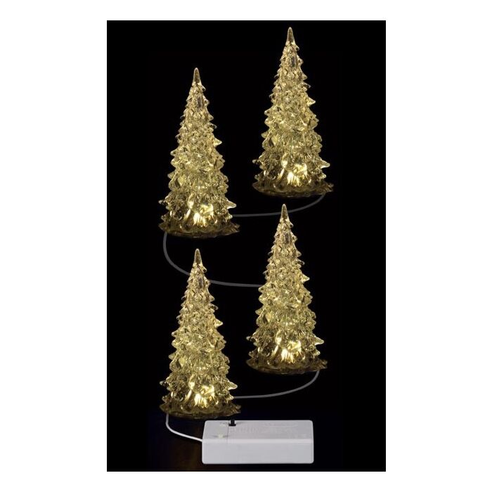 LEMAX CRYSTAL LIGHTED TREE, 3 COLOR CHANGEABLE LEMAX CRYSTAL LIGHTED TREE, 3 COLOR CHANGEABLE