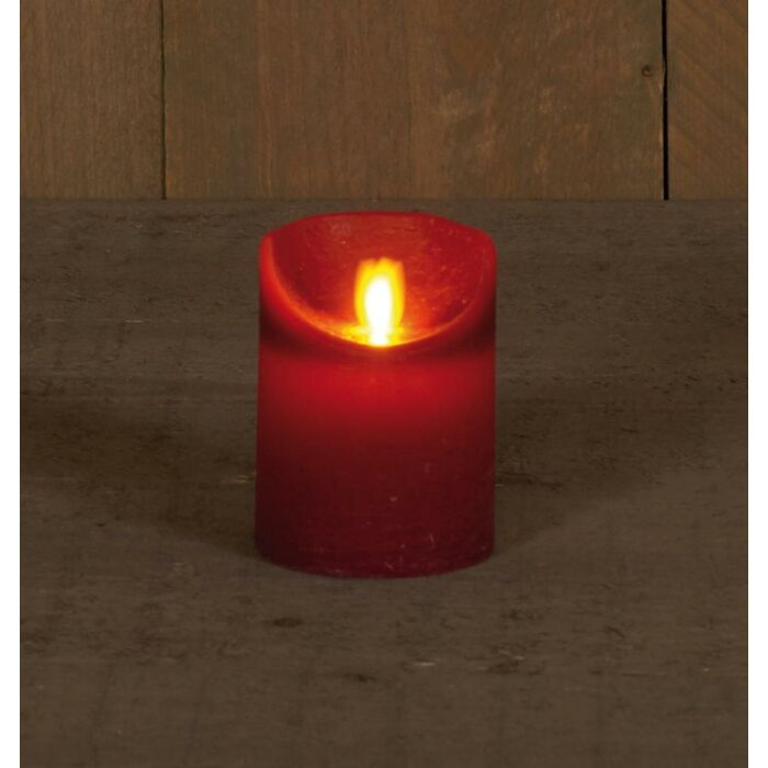 B.O.T. KERZE BORDEAUX WACHS RUSTIKALE BEWEGLICHE FLAMME 7.5X10CM 3XAAA/TIMER B.O.T. KERZE BORDEAUX WACHS RUSTIKALE BEWEGLICHE FLAMME 7.5X10CM 3XAAA/TIMER