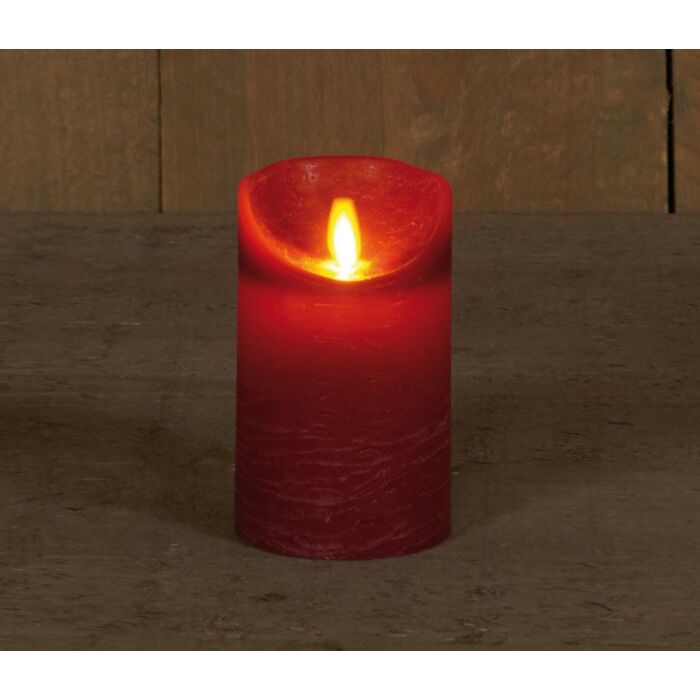 B.O.T.KERZE BORDEAUX WAX RUSTIKALE BEWEGLICHE FLAMME 7.5X12.5CM 3XAAA/TIMER B.O.T.KERZE BORDEAUX WAX RUSTIKALE BEWEGLICHE FLAMME 7.5X12.5CM 3XAAA/TIMER