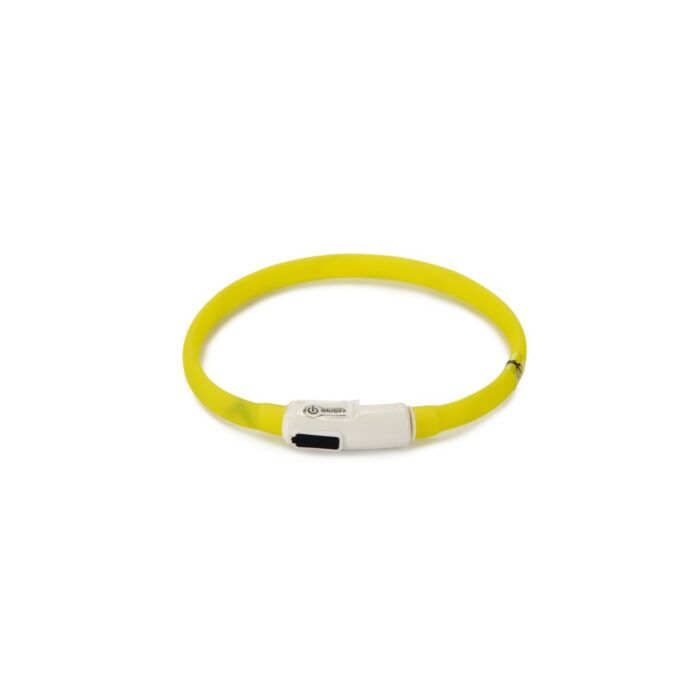Leuchtkragen + USB gelb 35 cm - BEEZTEES Leuchtkragen + USB gelb 35 cm - BEEZTEES