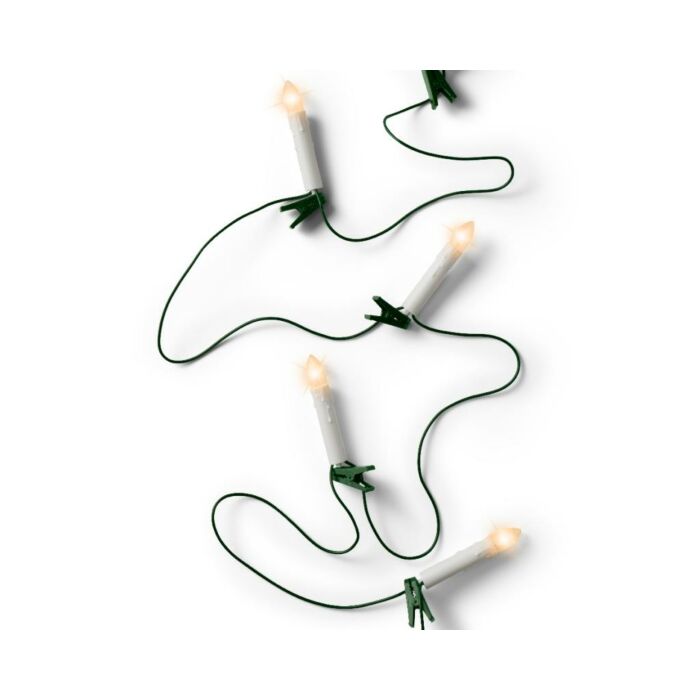 LED-Kerzenlichter grün 600 cm - Lumineo