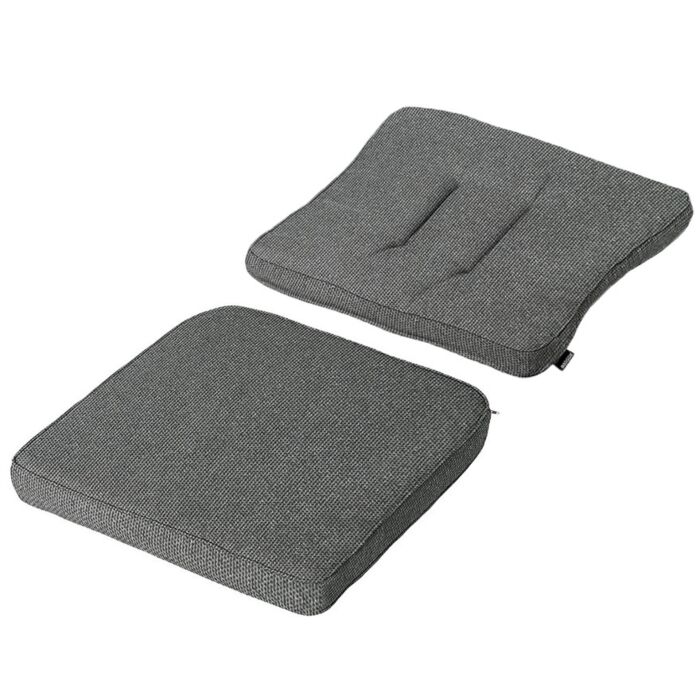 Wicker dining Kissen set grau