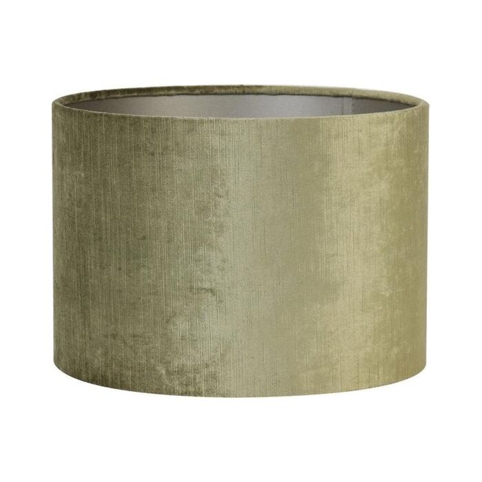 LIGHT & LIVING Lampenschirm Edelstein zylinder Ø 20 cm oliv