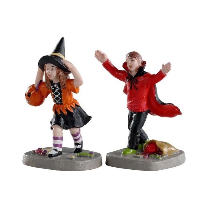 Lemax Terrified Trick-Or-Treaters, Set mit 2