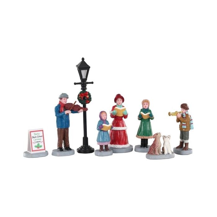 Lemax Baily's Music School Carolers, Set mit 8