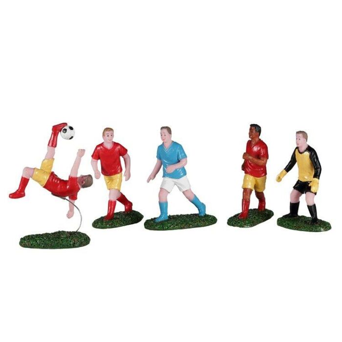 Lemax Playing Soccer, Set mit 5 Lemax Playing Soccer, Set mit 5