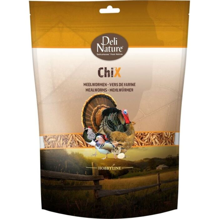 DELI NATURE Chix Mehlwürmer 500g DELI NATURE Chix Mehlwürmer 500g