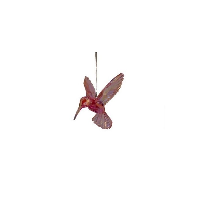 Pvc kolibrie 10cm lichtroze - Kurt Adler Pvc kolibrie 10cm lichtroze - Kurt Adler