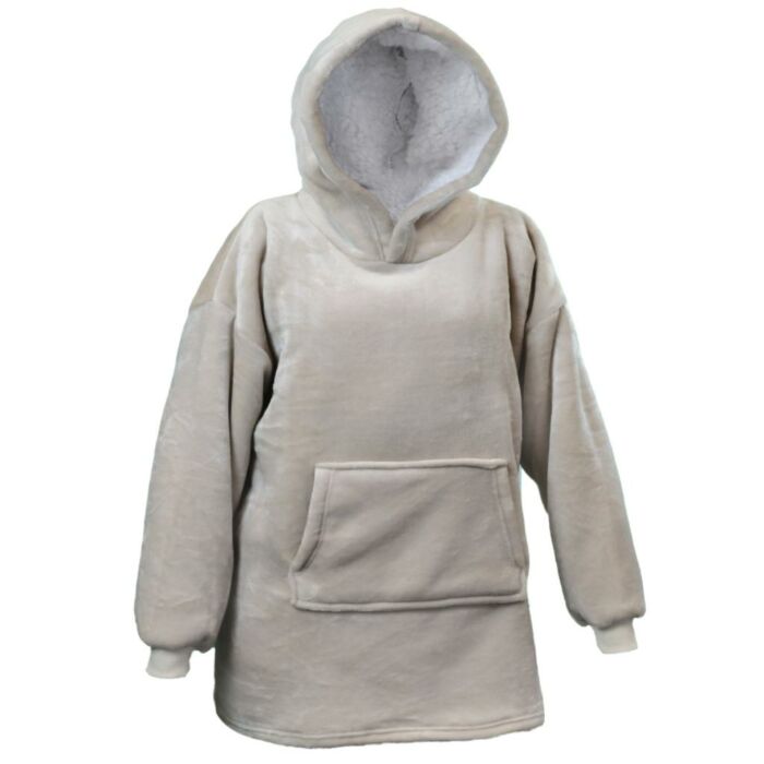 Oversized Hoodie Pullover mit Kapuze grau onesize Oversized Hoodie Pullover mit Kapuze grau onesize