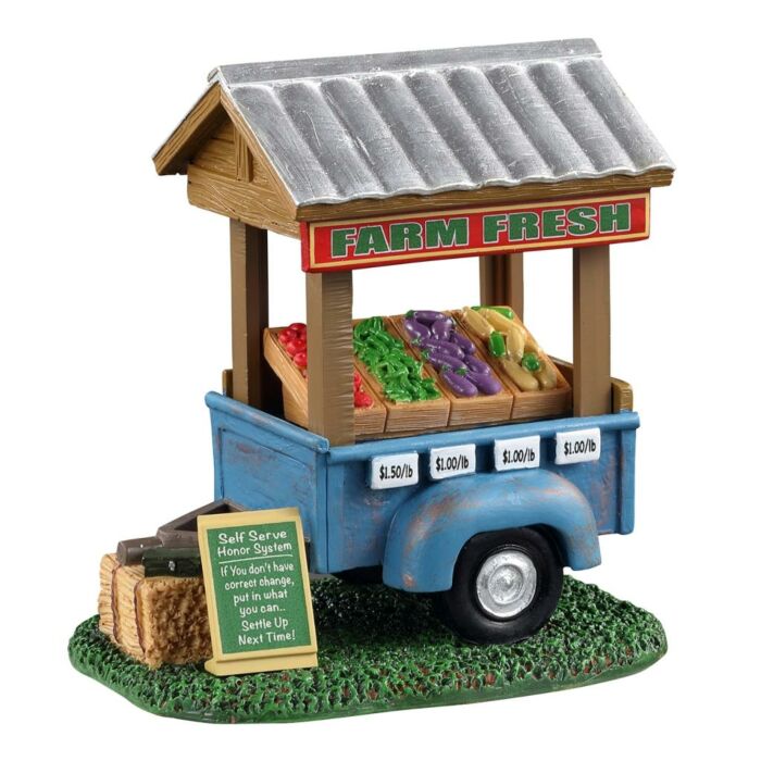 Lemax Farm Fresh Vegetable Trailer