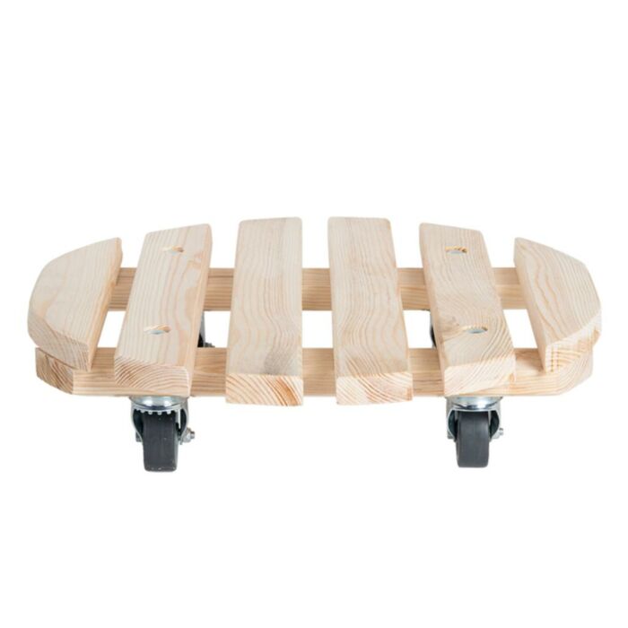 Trolley Holz rund 38,5 cm