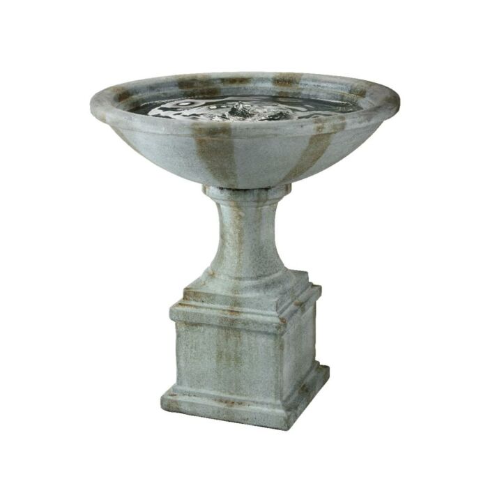 Brunnen draußen robust Schale