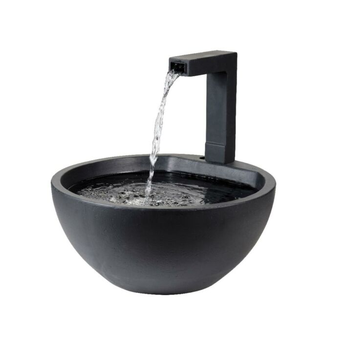 Wasserspiel Schale Schwarz