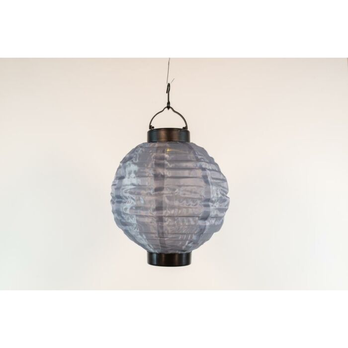 Solar lampion d20cm warmweiß Grau Solar lampion d20cm warmweiß Grau