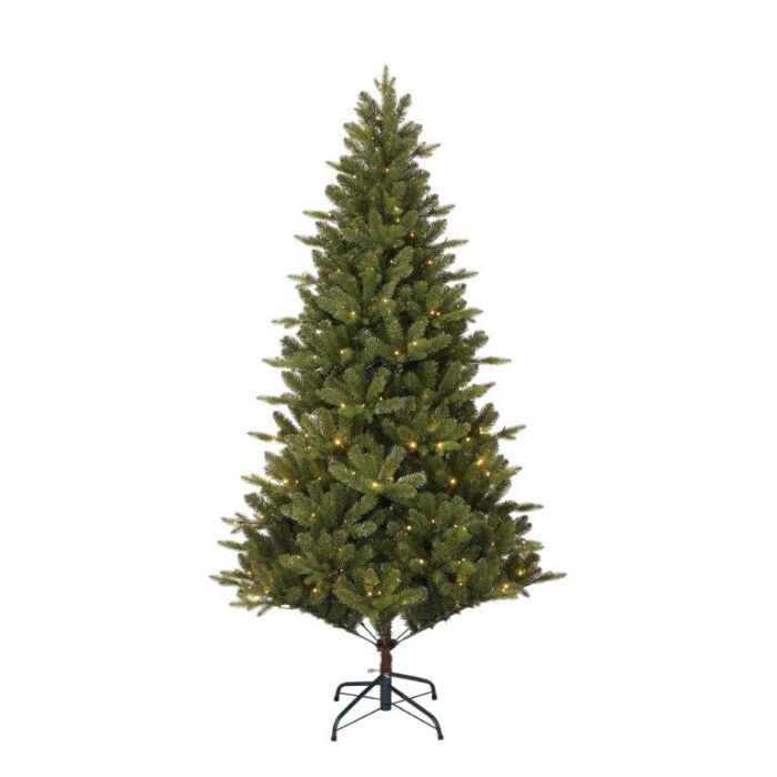Kerstboom Elkins met led groen230 cm - BLACK BOX Kerstboom Elkins met led groen230 cm - BLACK BOX