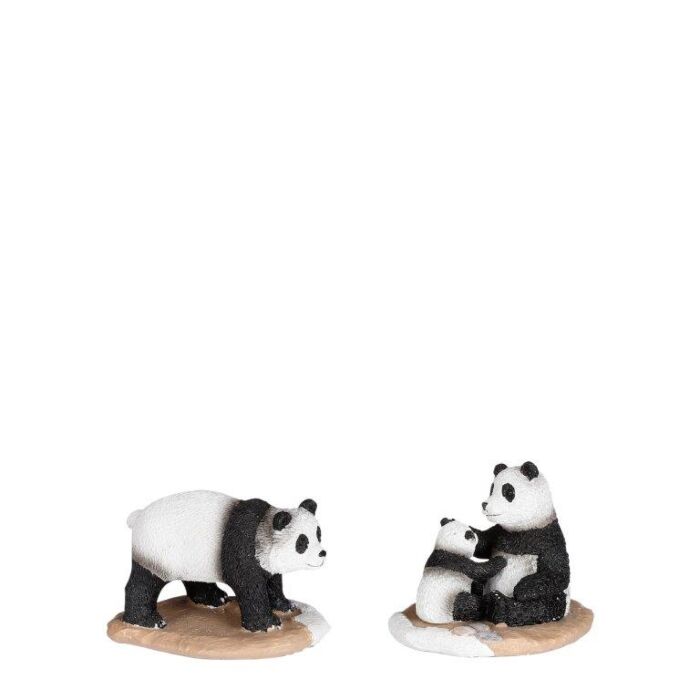 Panda family 2 stuks - l7xb5xh5cm - Luville