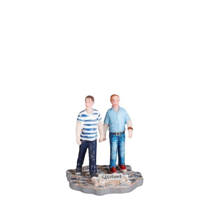 Efteling-bezoekers: Wandelen in het park - l5,5xb5,5xh6,5cm