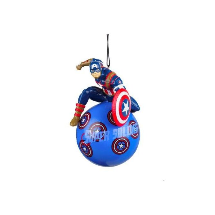 Captain America bal 12 cm - Kurt Adler Captain America bal 12 cm - Kurt Adler