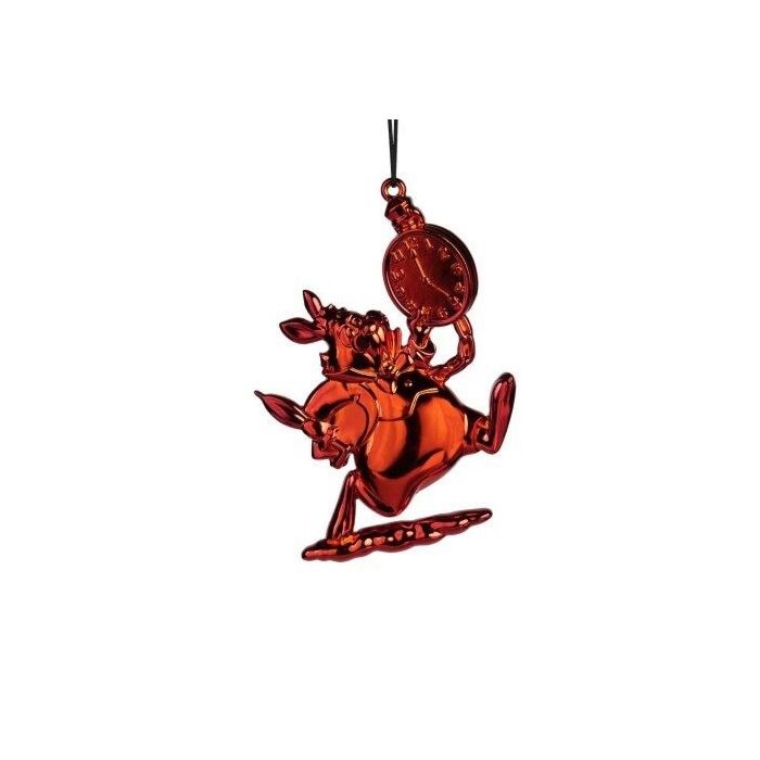 Konijn Ornamentrood metaal 12 cm - Kurt S Adler Konijn Ornamentrood metaal 12 cm - Kurt S Adler