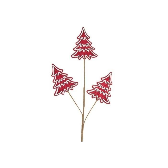 Decoratie steker kerstboom rood 60 cm - Kurt Adler Decoratie steker kerstboom rood 60 cm - Kurt Adler