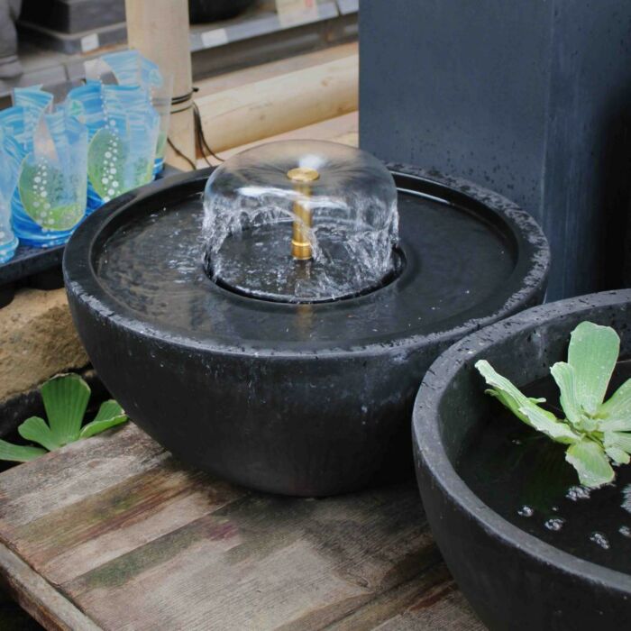 Brunnenschale anthrazit Ø 57 cm Brunnenschale anthrazit Ø 57 cm